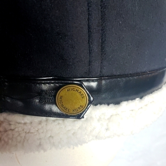 Michael Michael Kors Moto Jacket/Coat. Black Size XS - Picture 7 of 13